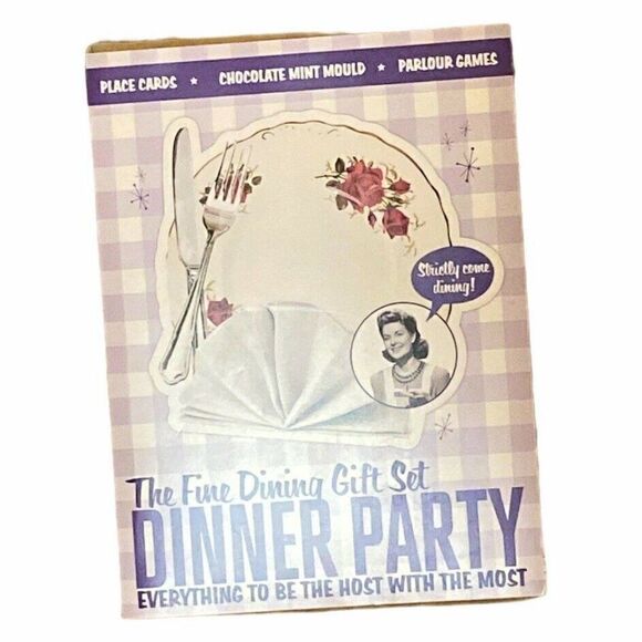 Fine Dining Gift Set DINNER PARTY Kit New - Picture 1 of 2